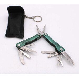 Pro Series Micro Extreme Multi-tool Green Keychain Pocket Pouch NEW